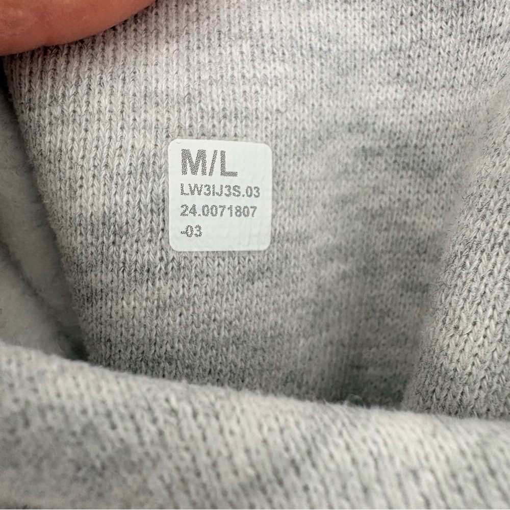 Lululemon | Scuba Oversized Funnel Neck Full Zip | Sz M/L | Heather Grey | EUC - Picture 10 of 10
